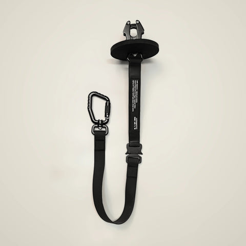 TIE ROPE 78 cm, kort opbindingstov til heste med sikkerhedsspænde og karabinhage